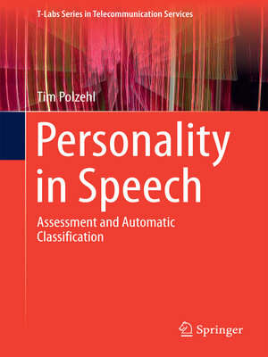 cover image of Personality in Speech